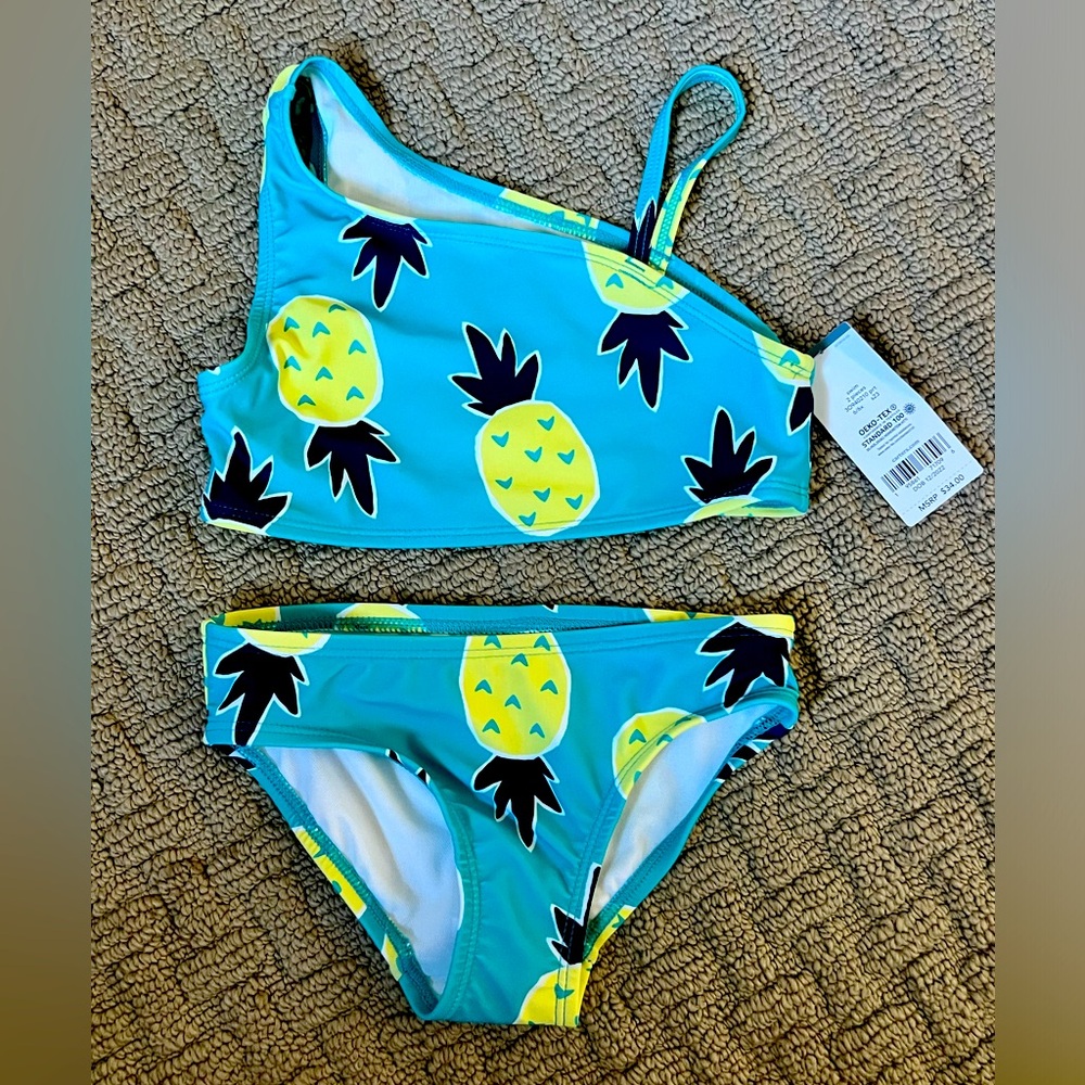 Girls two piece swim suit - new with tags! Size 6/6x